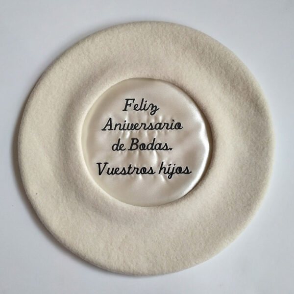 Reverso bordado de txapela