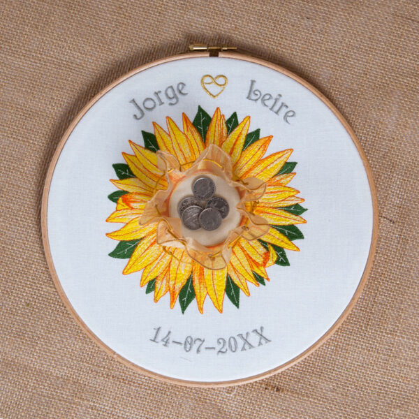 Bastidor-Girasol-Arras-Boda